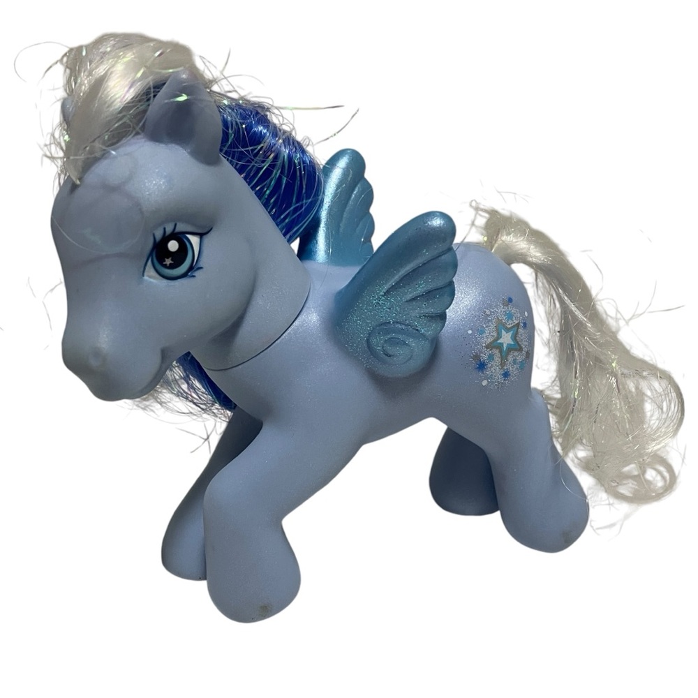 My Little Pony Silver Glow Pegasus Tinsel Hair 2005